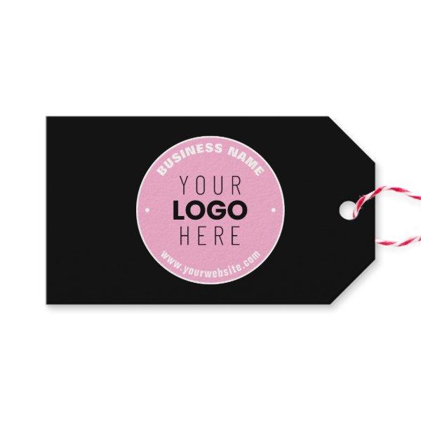 Easy Logo Replacement & Editable Text | Pink/DIY Gift Tags