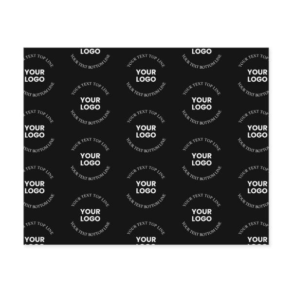 Easy to Replace Logo & Editable Text Pattern