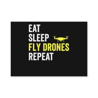 Eat Sleep Fly Drones Repeat Drone Pilot Lover