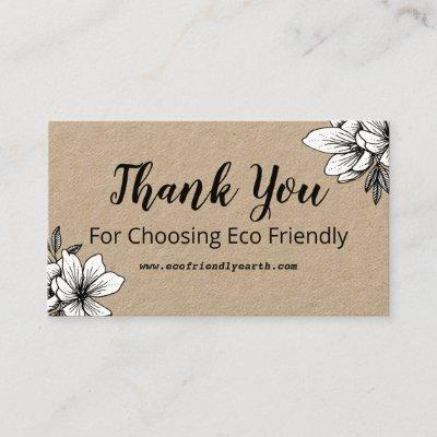 Eco Friendly Thank You