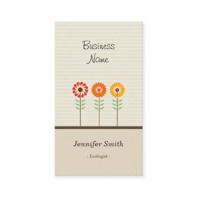 Ecologist - Cute Floral Theme