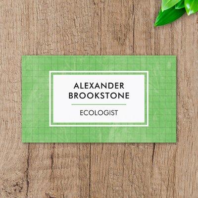 Ecologist Ecological Environmentalist Green Grid