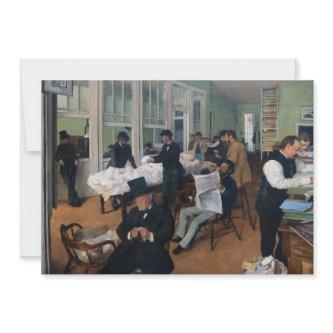 Edgar Degas - Cotton Office in New Orleans Thank You Card