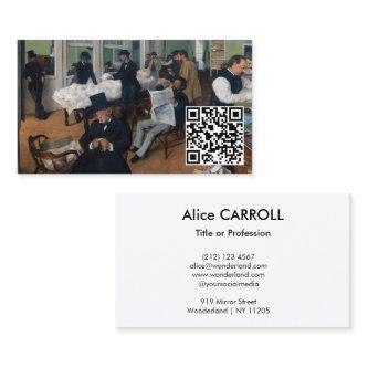 Edgar Degas - Cotton Office New Orleans - QR Code
