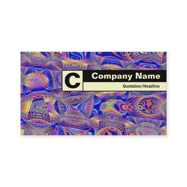 Edge Labeled Monogram - Fractal Abstract 061012a