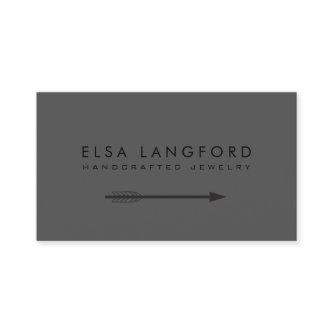 Edgy Bohemian Arrow Black and Gray