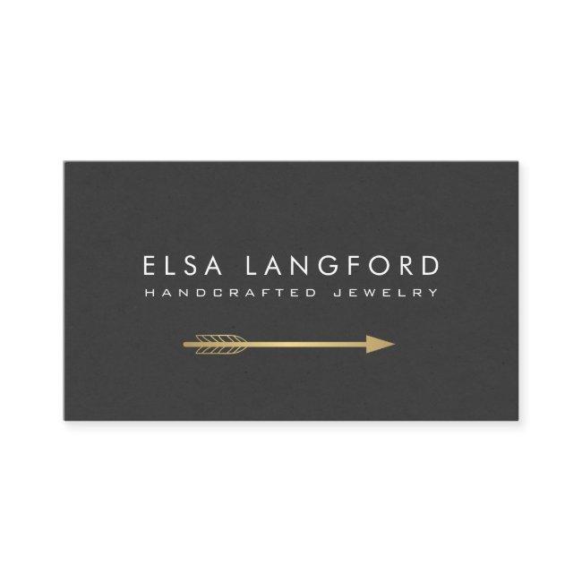 Edgy Bohemian Faux Gold Arrow Artisanal Craft
