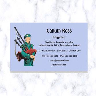 Editable Bagpiper