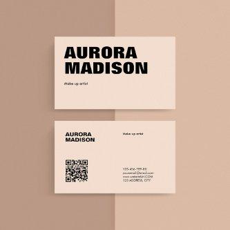 Editable Boho  Template QR Code