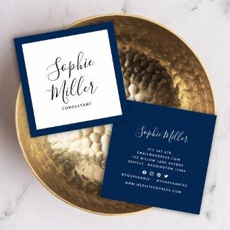 Editable Border Color Calligraphy Social Media Square