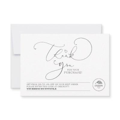 Editable Colors Elegant Cute Business Thank You