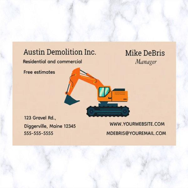Editable Demolition Excavator