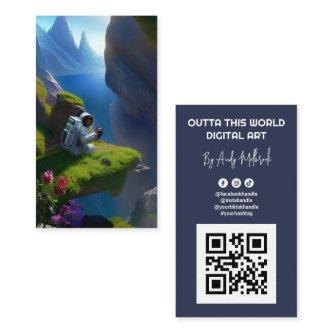 Editable Digital Artist QR Code