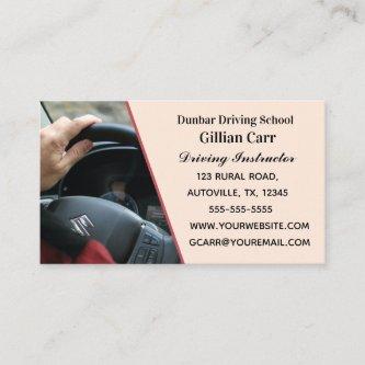 Editable Driving School Instructor