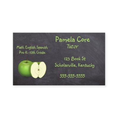 Editable Green Apples Educator