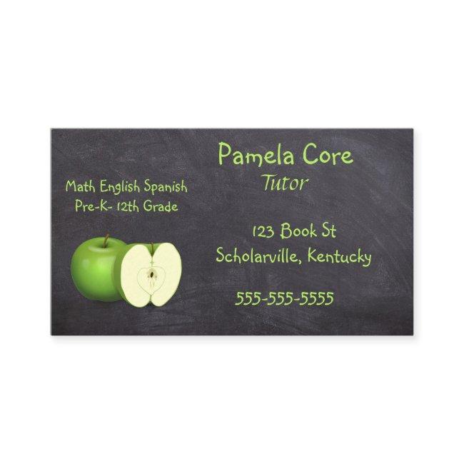 Editable Green Apples Educator