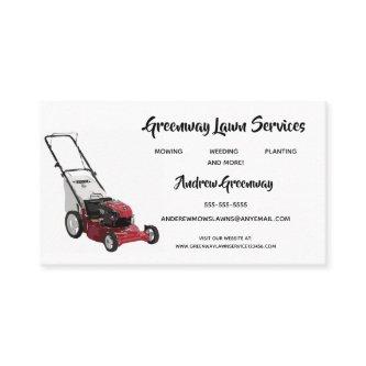 Editable Greenway Red Lawn Mower