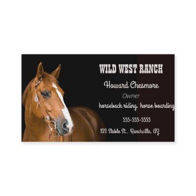 Editable Horse Stable Ranch