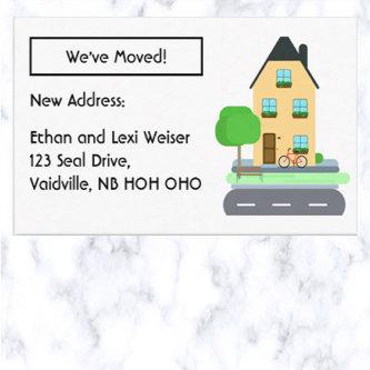 Editable House We've Moved Announcement