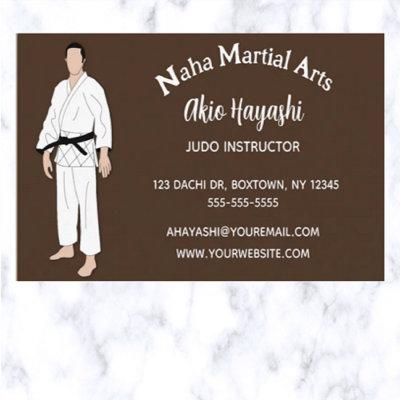 Editable Martial Arts Judo Instructor