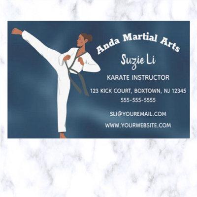 Editable Martial Arts Karate Instructor
