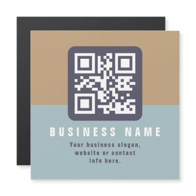 Editable Modern QR code Template | Muted Colors