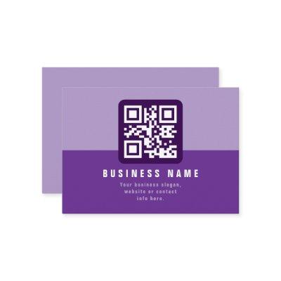Editable Modern QR code Template | Purples
