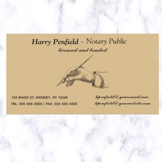 Editable Notary Public