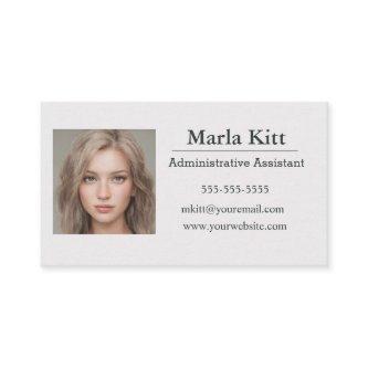 Editable Photo Administrative Assistant