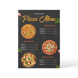 Editable Pizza Menu Pizzaria Restaurant Menu