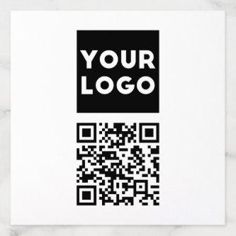 Editable QR code & Your Business Logo or Image Envelope Liner