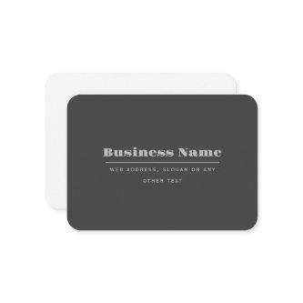 Editable Retro-Modern Text Template | Dark Grey