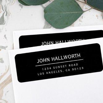 Editable Simple Return Label
