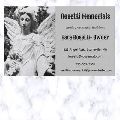 Editable Stone Angel Monuments and Headstones