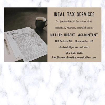 Editable Tax Preparation Services