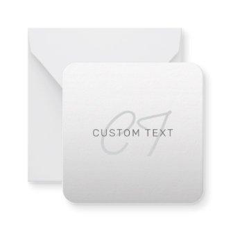Editable Text for Business, Greeting or Name Note Card