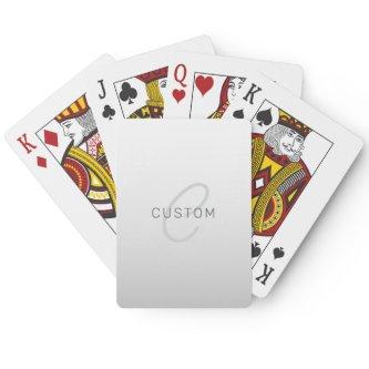 Editable Text for Business, Greeting or Name Poker Cards
