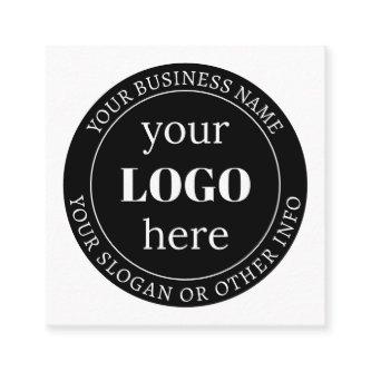 Editable Text & Your Logo or other Design  Square