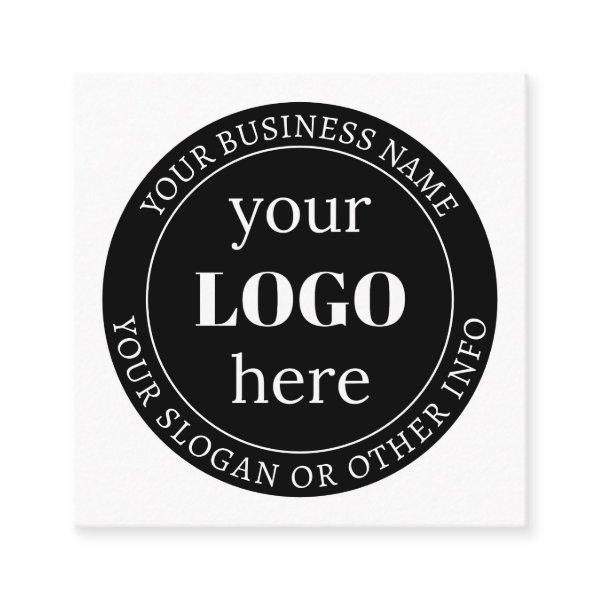 Editable Text & Your Logo or other Design  Square