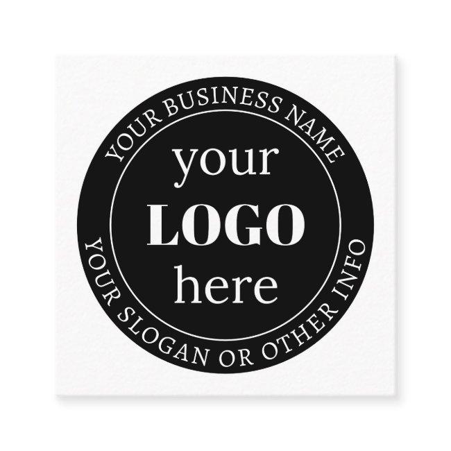 Editable Text & Your Logo or other Design Square