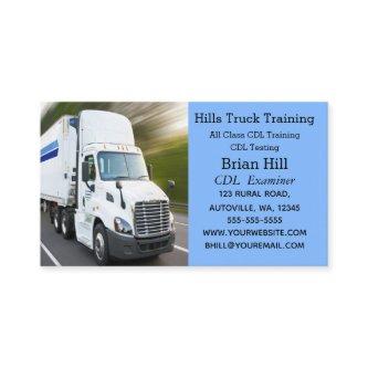 Editable Truck Driving School Instructor Examiner