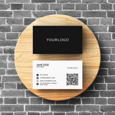 Editable Unique  With QR Code