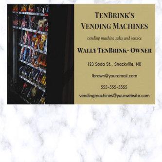 Editable Vending Machine Sales and Service