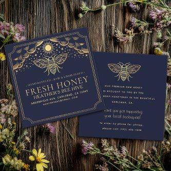 Editable Witchy Tarot Beekeeper Honeybee  Square