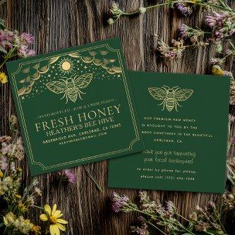 Editable Witchy Tarot Beekeeper Honeybee  Square