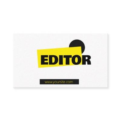 Editor, Language Editor, Book Magazine Publisher