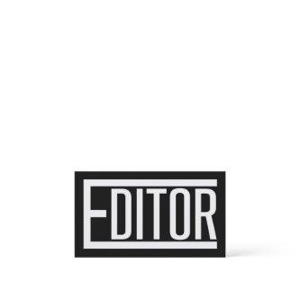 Editor Word Black and White