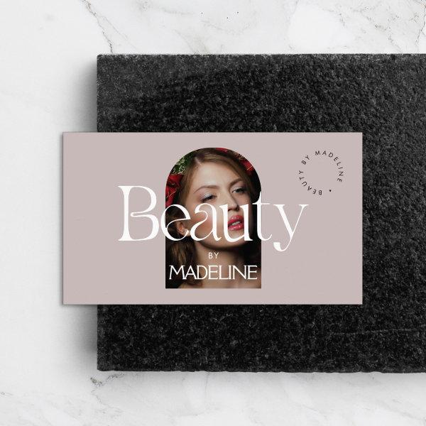 Editorial Chic Text Beauty Blush Mauve
