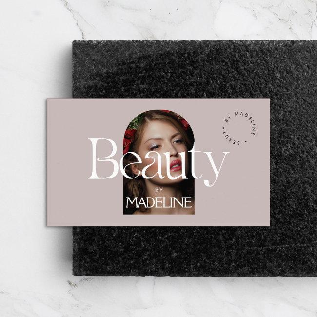 Editorial Chic Text Beauty Blush Mauve