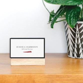 Editorial Services Black Border